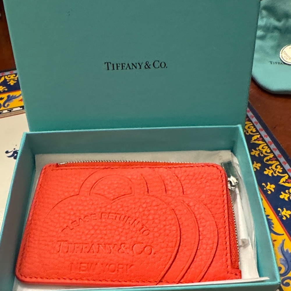 Tiffany & Co. Coral Card Holder